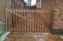 8ft wide x 4ft high Morticed and Tenoned Gate